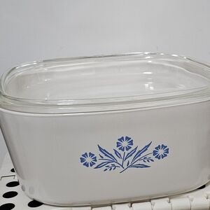 Vintage 1960’s Corning ware Blue 2Qt Cornflower Casserole Dish with lid
